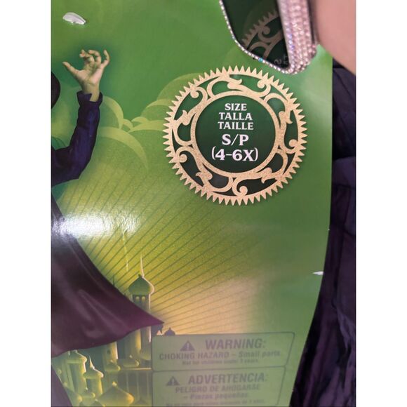New Elphaba Deluxe Wicked Witch Musical Movie Halloween Child Costume small 4-6x - Picture 4 of 4